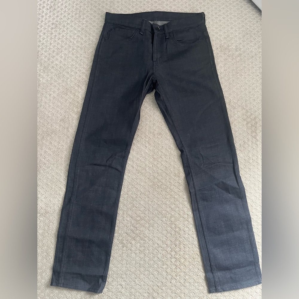 Levi's 513 Men's Slim Straight Jeans Dark Blue Wash W31xL32 Stretch Denim